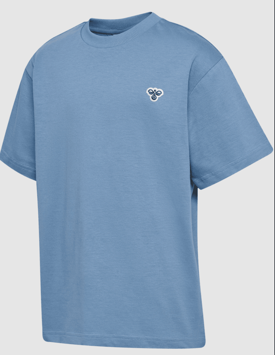 Hummel T-skjorte loose bee faded denim