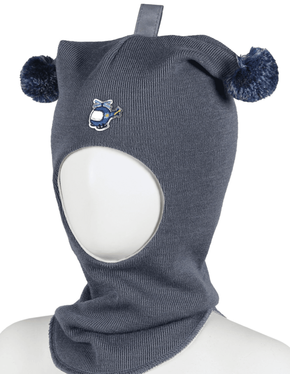 Kivat Balaklava ull helikopter dueblå