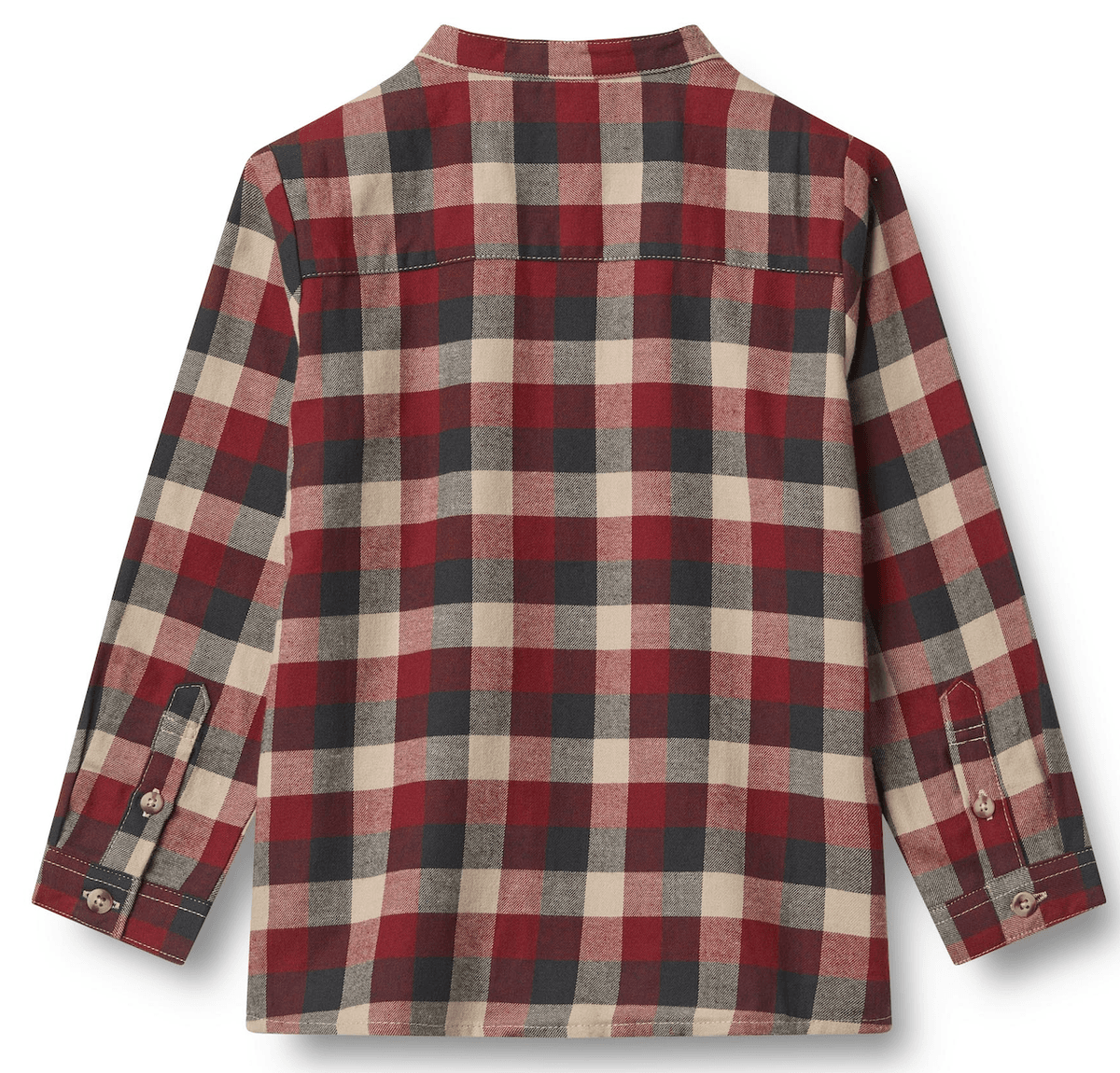 Wheat Skjorte Willum red blue check