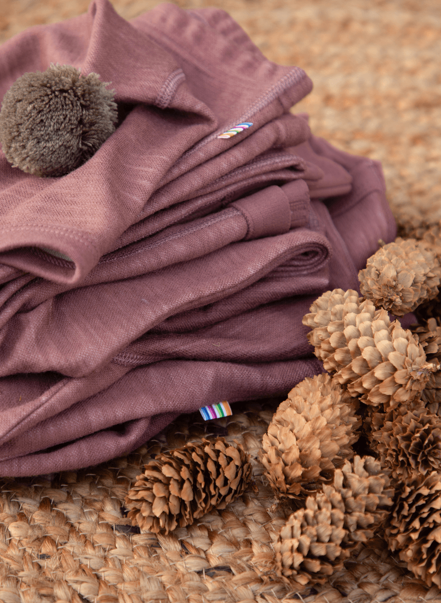 Joha body ull/bambus dark rose