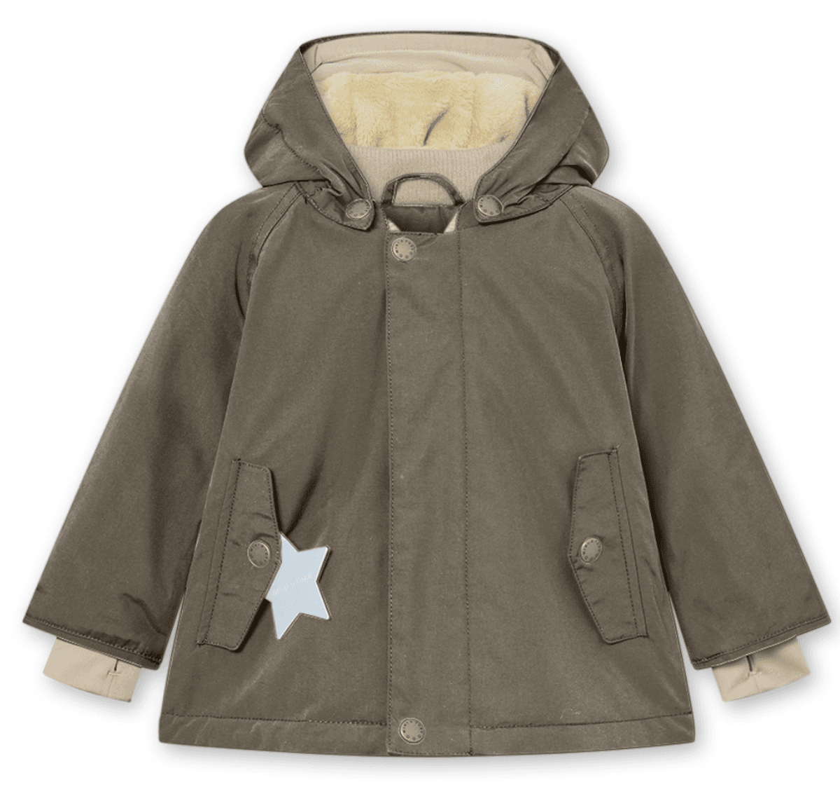 Miniature Jakke MATWALLY fleece lined tarmac green