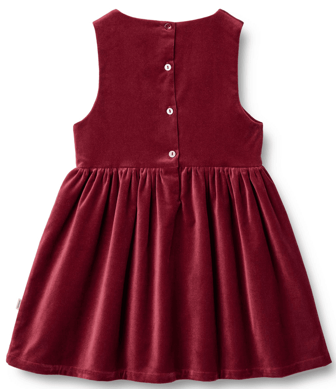 Wheat kjole Thelma ruby red 